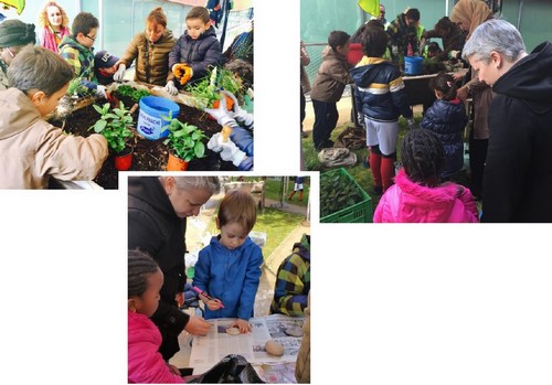 Les plantations, avec les habitants.