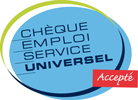 Chèque Emploi Service Universel accepté par AIDEN