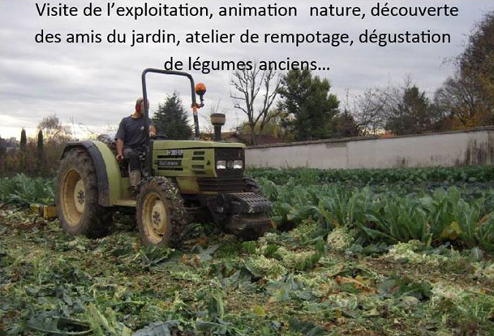 AIDEN CHANTIER Visite de la ferme de l'Abbé Rozier