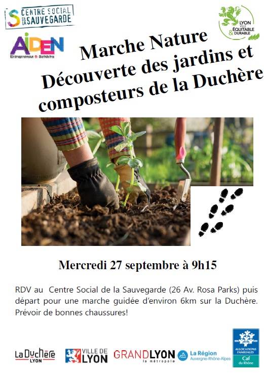 AIDEN - projet jardins - visite jardins et composteurs - affiche