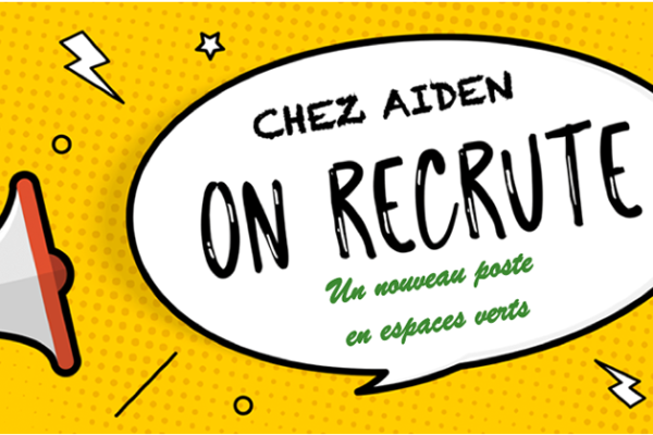 aiden-solidaire - Aiden recrute encadrant technique d'insertion