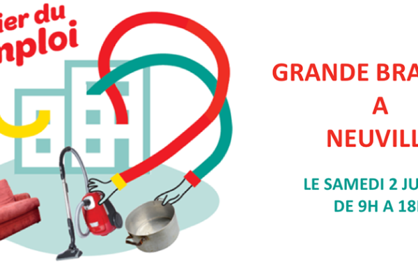 aiden-solidaire - Braderie de l'Atelier du réemploi le 2 juillet 22 à Neuville